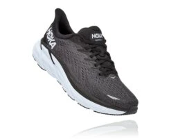 Hoka Men's Clifton 8 (BWHT - Black/White)