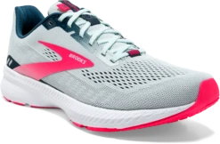BROOKS Women's Launch 8 (110 - Ice Flow/Navy/Pink) -Shoe Serie Store 120345 110 A Launch 8