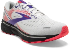 BROOKS Women's Ghost 14 (192 - White/Purple/Coral) 2 BROOKS Women's Ghost 14 (192 - White/Purple/Coral) -Shoe Serie Store 120356 192 A Ghost 14