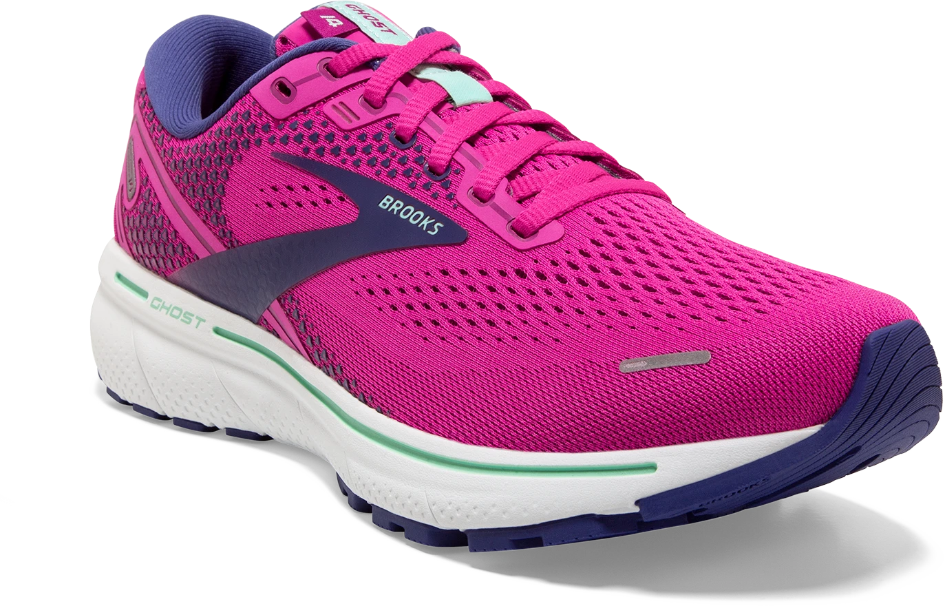 Women's Ghost 14 (612 - Fuchsia/Yucca/Navy) BROOKS Women's Ghost 14 (612 - Fuchsia/Yucca/Navy) -Shoe Serie Store 120356 612 A Ghost 14
