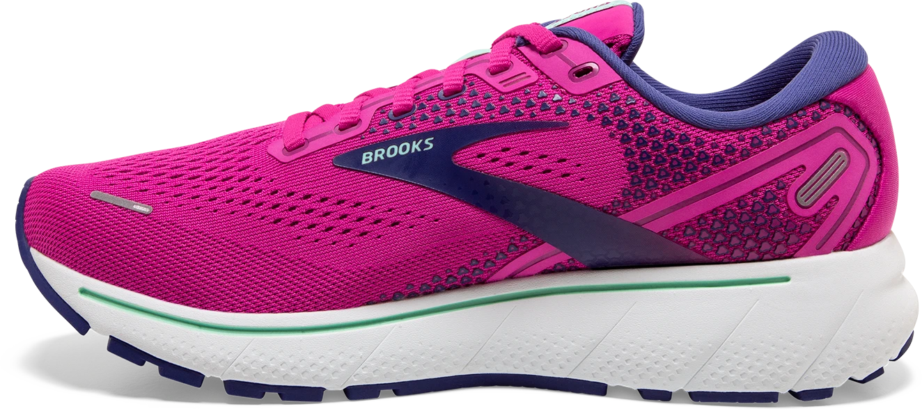 Women's Ghost 14 (612 - Fuchsia/Yucca/Navy) BROOKS Women's Ghost 14 (612 - Fuchsia/Yucca/Navy) -Shoe Serie Store 120356 612 M Ghost 14