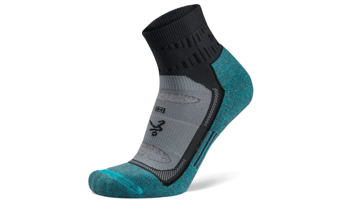Blister Resist Quarter Running Socks (Grey/Blue) Balega Blister Resist Quarter Running Socks (Grey/Blue) -Shoe Serie Store 870AE8BA CA66 419A 8937 C1B738010774