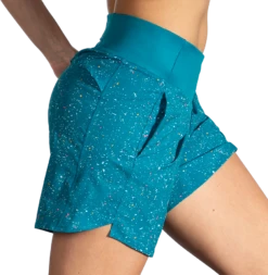 BROOKS Women's Chaser 7" Short (486 - Lagoon Speckle Print/Lagoon) -Shoe Serie Store 89C080A6 B24D 4142 99FA 38EC50D3BA8A