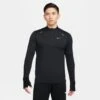 Nike Men's Therma-Fit Repel Element 1/2 Zip Running Top (010 - Black/Reflective Silver)