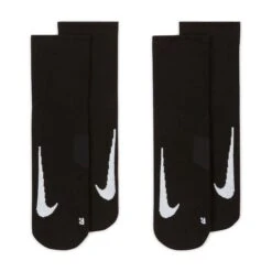 Nike Unisex Multiplier Running Ankle Socks (2 Pair) (010 - Black/White) -Shoe Serie Store AURORA SX7556 010 PHCYD001 2000