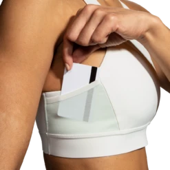 BROOKS Women's Drive 3 Pocket Run Bra (357 - Mint Mix) -Shoe Serie Store C240BE33 001A 4FF4 A8BF C98B4C2C069A