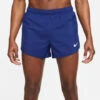 Nike Men's Fast 4" Running Shorts (455 - Deep Royal Blue/Reflective Silver)