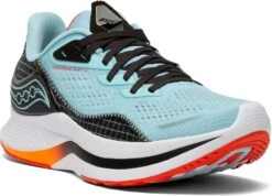 Saucony Women's Endorphin Shift 2 (20 - Powder/Scarlet) -Shoe Serie Store S10689 20 5