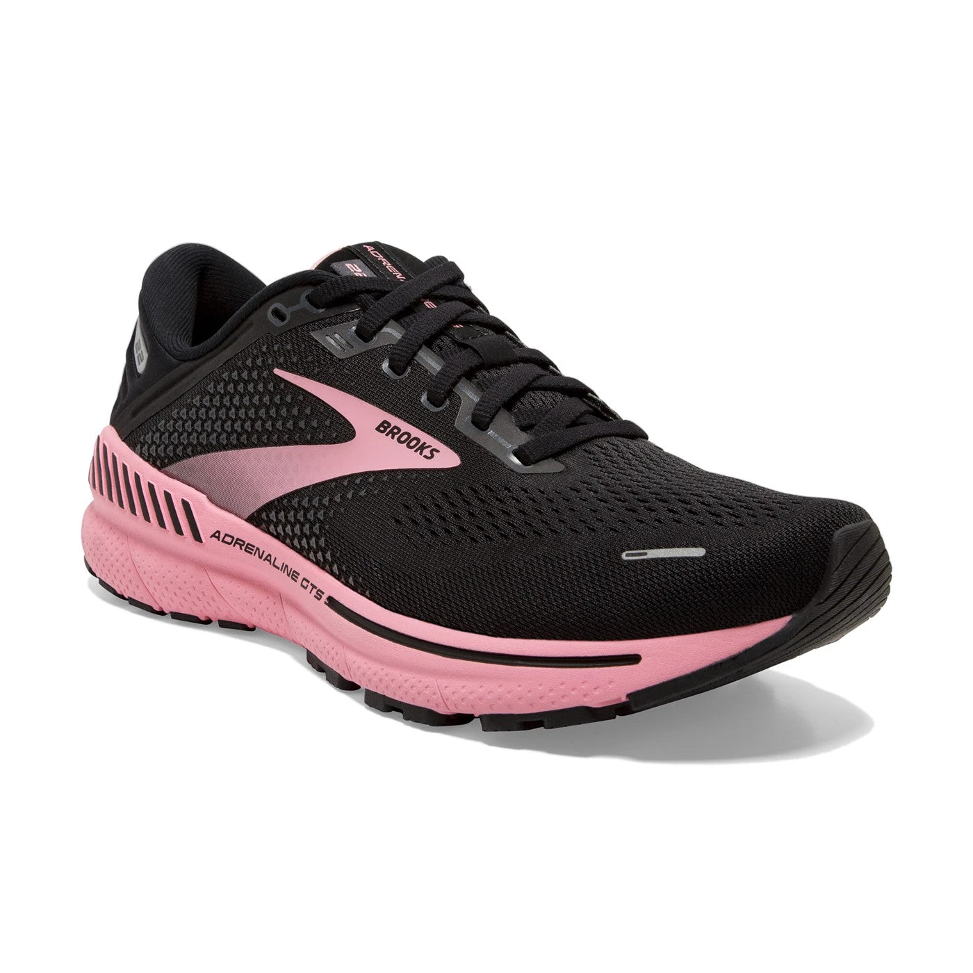 Women's Adrenaline GTS 22 (054 - Black/Dianthus/Silver) BROOKS Women's Adrenaline GTS 22 (054 - Black/Dianthus/Silver) -Shoe Serie Store brooks 120353054 a